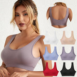 PLUS SIZE ANTI EXPOSURE YOGA SPORTS BRA_CWMU0310