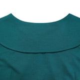 SOLID COLOR FASHIONABLE A LINE PLUS SIZE DRESS_CWDMD3670