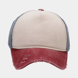 Washed Cotton Ripped Baseball Cap, Golf Style Cwah1568