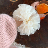 PINK BALLET LACE BOW SCRUNCHIE FOR SWEET UPDOS_CWAHA5513