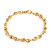 MINIMALIST PLAIN CHAIN BRACELET IN TITANIUM STEEL_CWAJE4874