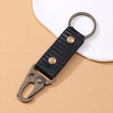 Vintage Leopard Weave Leather Keychain Pendant_Cwmm0579