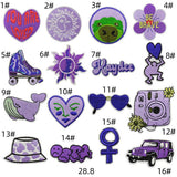 NEW PURPLE SERIES EMBROIDERED CLOTH PATCHES_CWMM4047