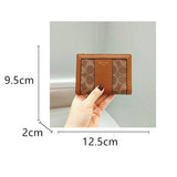 Geometric Pattern Bifold Zip Snap Wallet For Women_Cwab06204