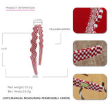 CHECKERBOARD HEADBAND WIDE WAVY HEADBAND_CWAHA4379