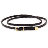 Cwabe0875_Vintage Hand-Woven Pin Buckle Belt