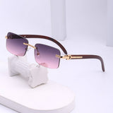 RETRO SMALL FRAME RIMLESS SUNGLASSES_CWASG0671
