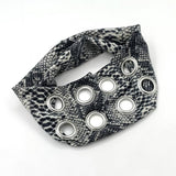 ANIMAL PRINT WIDE ELASTIC HEADBAND WITH STUDS_CWAHA6307