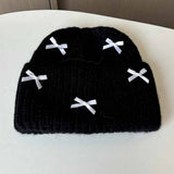 NEW AUTUMN AND WINTER BOW KNITTED HAT_CWAB2913