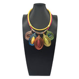 BOHEMIAN CRYSTAL PENDANT EARRINGS NECKLACE SET_CWMM4742