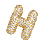 COPPER ZIRCONIA PENDANT NECKLACE HIP HOP_CWMM5862