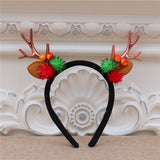 CHRISTMAS DEER ANTLERS CHILDRENS HEADBAND_CWAHA2737