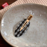 Sweet Oval Hair Clip Side Bang Barrette_Cwaha08289