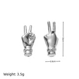 Trendy Chain Link Gold Silver Hoop Earrings