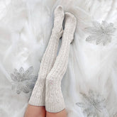 2024 NEW HOLLOW PATTERN LONG STACKED SOCKS_CWMS0851