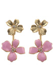 FLOWER DESIGN EARRINGS_CWAJE0460
