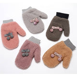 Winter Warm Knitted Rabbit Fur Gloves For Women_Cwag0263