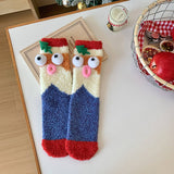 CHRISTMAS CARTOON THICK WARM SOCKS_CWMS0875