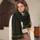 Women Classic Scarves Soft Chunky Shawl Wrap