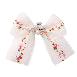 CHILDRENS LACE MESH BOW HAIRPIN_CWAHA2361