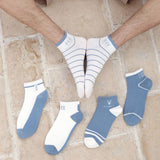 MENS COTTON BREATHABLE STRIPED SPORTS SOCKS_CWMS2034
