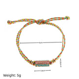 BOHO COLORFUL LOVE PENDANT GOLD PLATED JEWELRY_CWMM6967