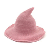 Cwah1676_Regular Foldable Knitted Halloween Witch Hat