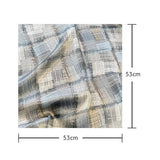 CHIC STRIPED SILK SCARF WOMEN S SQUARE SHAWL_CWASC0604