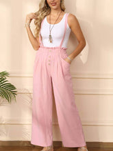COTTON STRAIGHT ADJUSTABLE OVERALLS_CWBLP0711
