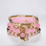 MULTI LAYERED CRYSTAL BRACELET EXOTIC SET_CWAJE1250