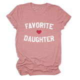 Trendy Short Sleeve Top For Women, Print Design