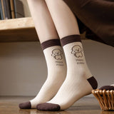 NEW AUTUMN MAILLARD CARTOON CUTE PUPPY SOCKS_CWMS1368