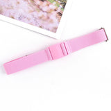 SOLID WOVEN BUCKLELESS ELASTIC WAISTBAND_CWABE0674