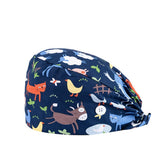 OPERATING ROOM CAP COTTON PRINTED SURGICAL CAP_CWAH3375