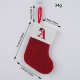 CLASSIC RED LETTER WOOL KNITTED CHRISTMAS SOCKS_CWMS1434