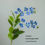 SINGLE STEM JASMINE AND BEGONIA FAUX FLOWER DECOR_CWMM6522