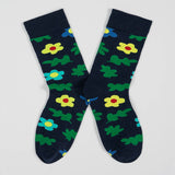 COLORFUL PATTERN COUPLE MID SOCKS_CWMS0199