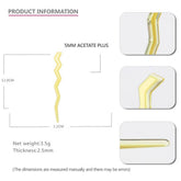 ACETATE LIGHTNING HAIRPIN SIDE CLIP HAIRBAND_CWAHA4224