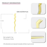 ACETATE LIGHTNING HAIRPIN SIDE CLIP HAIRBAND_CWAHA4224