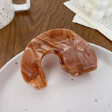 ELEGANT ACETATE HAIR CLAW BACK BUN SHARK CLIP_CWAHA1594