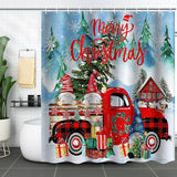 HOT SALE CHRISTMAS WATERPROOF SHOWER CURTAIN_CWMM1808