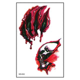 HALLOWEEN SCAR TATTOOS BLOODY WOUND STICKERS_CWMM8377