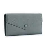 GENUINE LEATHER LONG SIMPLE MULTIFUNCTIONAL WALLET_CWAB3793