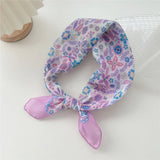 COTTON LINEN SQUARE SCARF BREATHABLE NECK WRAP_CWMS0673
