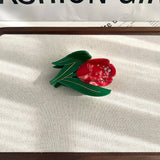 SPRING FLOWER ACETATE CLAW TULIP HAIR CLIP_CWAHA5901