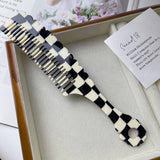 RETRO TORTOISESHELL COLOR HANDLE WAVY COMB_CWMM1082