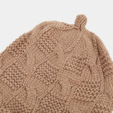AUTUMN AND WINTER WOOL BALL KNITTED EARMUFFS HAT_CWAH1602
