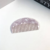 HALF ROUND ACETATE HAIR COMB ANTI STATIC STYLISH_CWMM6434