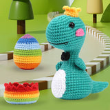 HANDMADE DIY DINOSAUR CROCHET MATERIAL KIT_CWMM0801