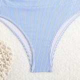 STRIPED BIKINI SET SLIM FIT SWIMSUIT_CWMW0912